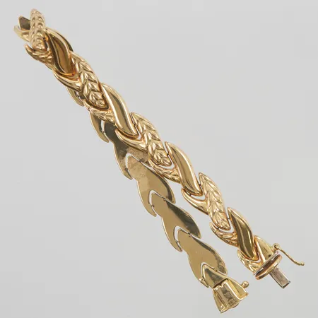 Armband 19cm, bredd:3,9mm, 18K 16,6g.