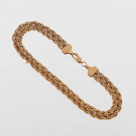 Armband 21k,längd ca 21 cm,bredd 6.5 mm. Vikt: 12,5 g