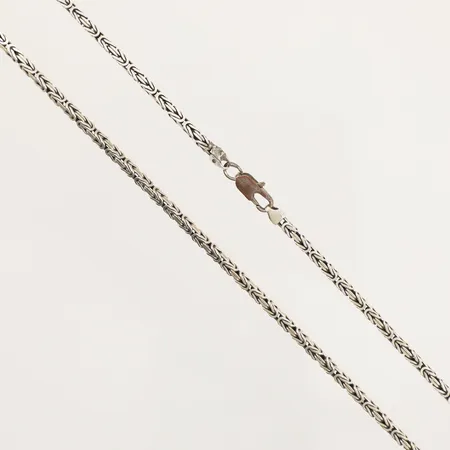 Kedja Kejsar ca 56cm, bredd 2,5mm, lås ej i silver, 925/1000 silver Vikt: 20,2 g