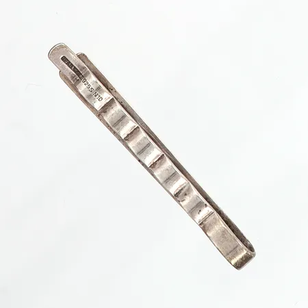 Slipsnål med vit sten, 47x4mm, GFAB, silver 925/1000 Vikt: 4,4 g