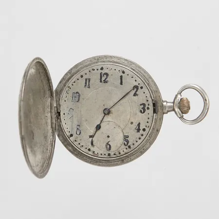 Fickur savonett, Ø 52mm, manuell, boettnr 821670, defekt, 800/1000 silver, 83,5g Vikt: 0 g