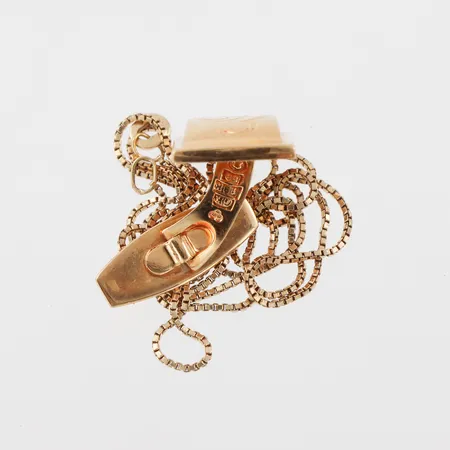 Trasigt guld 18k. Vikt: 8,3 g