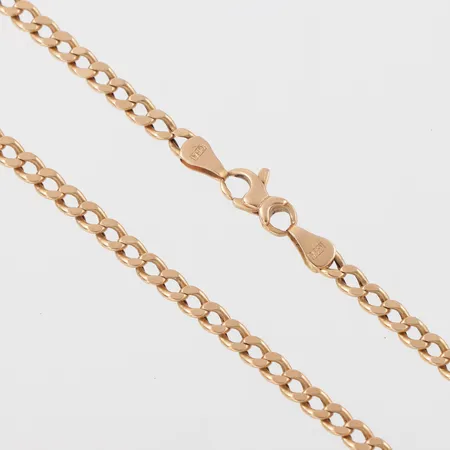 Collier Pansar 18k Guldfynd AB,längd ca 56 cm,bredd 3.3 mm. Vikt: 7,9 g