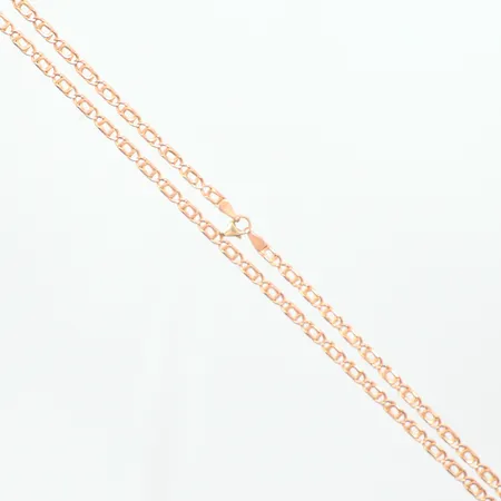 Kedja trasigt lås längd 62,5cm, 14K Vikt: 7,2 g