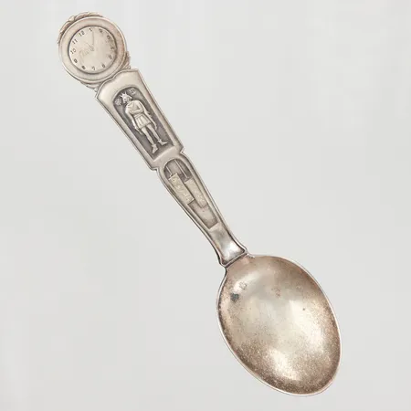 Dopsked, 14,5cm, gravyr, GAB Silver 830/1000 Vikt: 29,9 g