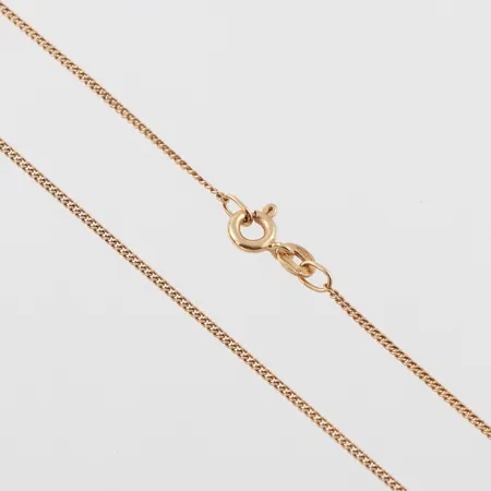 Collier 18k Pansar,längd ca 60 cm,bredd 1.2 mm. Vikt: 3,7 g