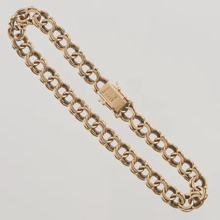 Armband Bismarck, 22cm, bredd:7mm, 18K 21,8g.