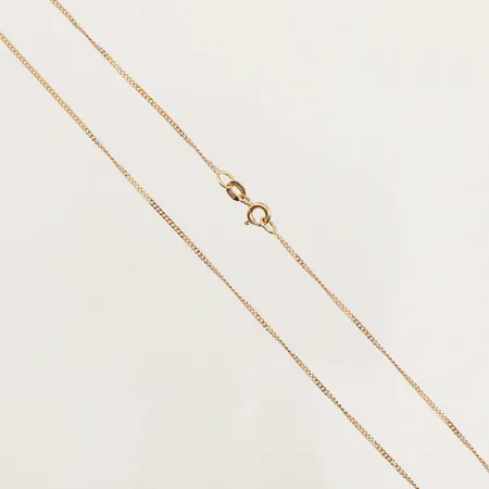 Kedja Pansar ca 40cm, bredd 1,2mm, 18K Vikt: 2,5 g