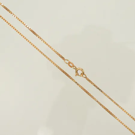 Halskedja venezia 45cm bredd 1,5mm, 18K  Vikt: 6,1 g