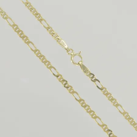 Halskedja längd 50 cm, bredd 2,5 mm, 18K  Vikt: 6,4 g