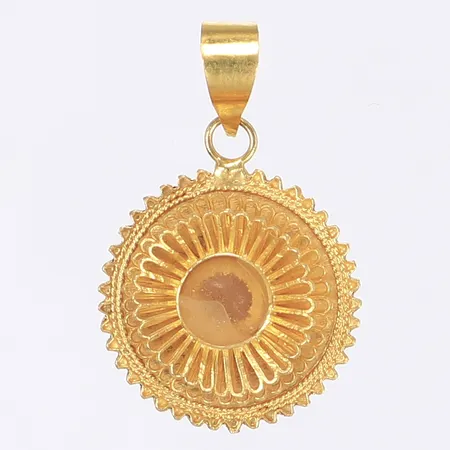 Hänge längd inkl ögla 35cm bredd 25mm defekt limrester 21K Vikt: 5 g