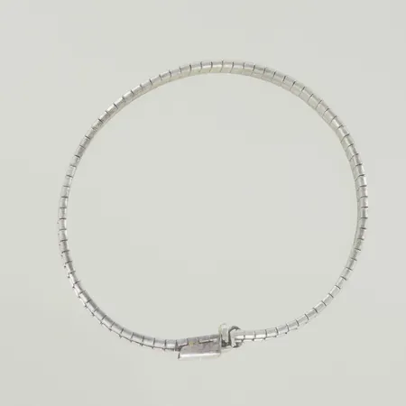 Armband, längd 18/19 cm, ojämnhet, silver 835/1000 Vikt: 21,9 g