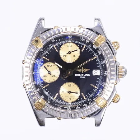 Herrur Breitling Chronomat, Ø39mm, automat, kronograf, datum, ref B13050, serienummer 114058, utan länk, smärre slitage, repor på boett, inga tillbehör