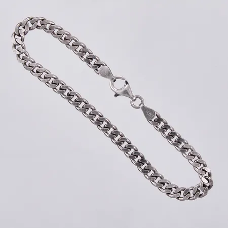 Armband Pansar längd ca 21,5cm, bredd ca 6mm, silver Vikt: 13,2 g