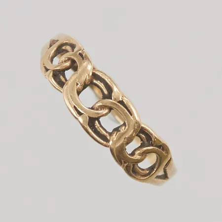 Ring Bismarck, Ø16¾, bredd:5mm, 18K 1,5g.