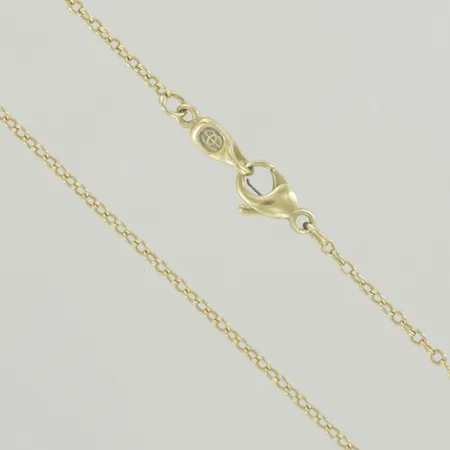 Halskedja ankar, längd 44,5 cm, bredd 1,2 mm, 18K Vikt: 3,7 g