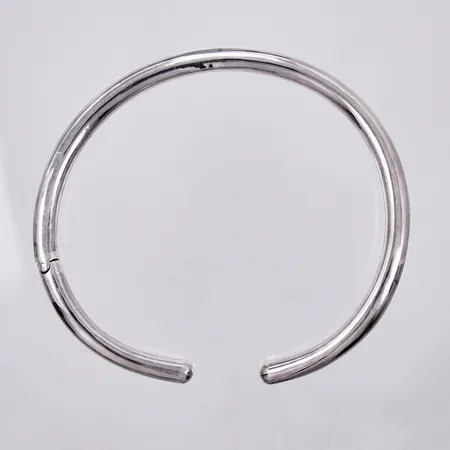 Stelt Halsband, bredd: ca 8mm, Ø10,5-11,6cm, silver, 925/1000 Vikt: 44,2 g