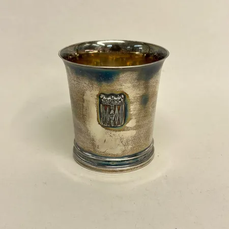 Bägare, höjd 7cm, Ø6,5cm, 925/1000 silver  Vikt: 82,1 g