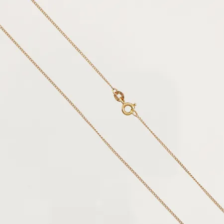 Kedja Pansar, längd 43cm, bredd 0,9mm, 18K Vikt: 2,1 g