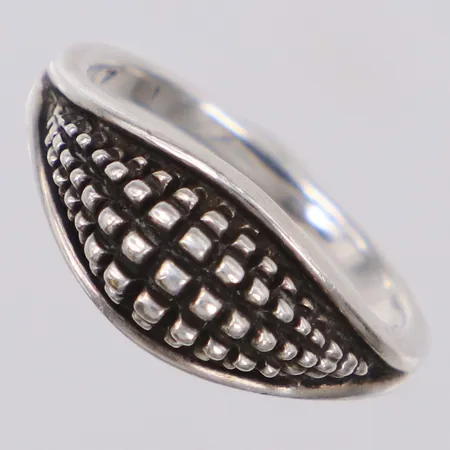 Ring Lene Munthe för Georg Jensen, stl 17½, bredd 2-8,6mm, modellnummer 425, silver 925/1000 Vikt: 4,8 g
