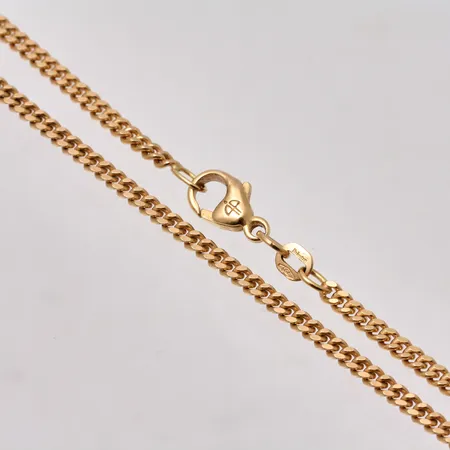 Kedja i 18K guld, 46cm, Pansar, bredd 2,6mm, tillverkad av Balestra, vikt 12,99g.