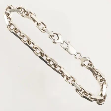 Armband Ankar ca 23,5cm, bredd 6,3mm, 925/1000 silver Vikt: 30,8 g