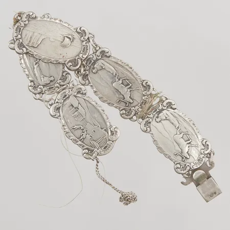 Armband defekt, ca 17cm, Sterling Norway, 925/1000 Silver 18,9g.