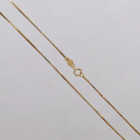 Kedja Venezia, längd 45,5cm, bredd 1mm, 18K  Vikt: 4,1 g