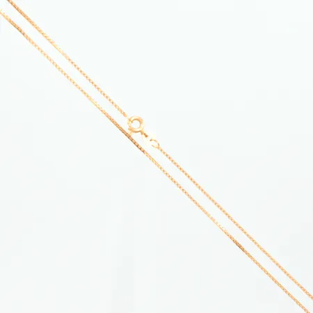 Kedja Venezia längd 45,5cm, något ojämn 18k Vikt: 3,6 g