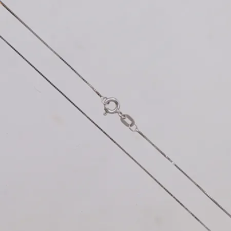 Kedja Venezia, längd 41cm, bredd 0,6mm, GHA, vitguld, 18K Vikt: 1,2 g