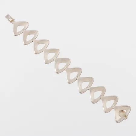 Armband Silver 830/1000 Kaplan Stockholm,längd ca 19 cm,bredd 25.9 mm. Vikt: 22,4 g