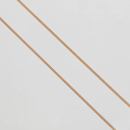 Kedja pansar, längd 40,5cm, bredd 1,5mm, 14K Vikt: 3,7 g