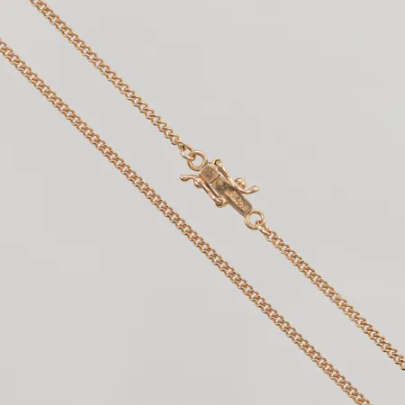 Kedja pansar, 62cm, bredd:1,8mm, 18K 8,2g.