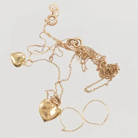 Diverse guld, defekt, 18K 3,5g.