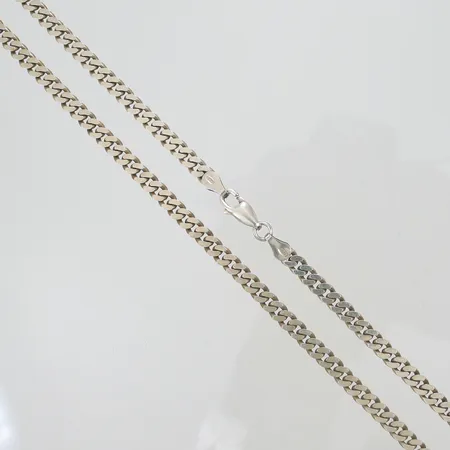 Halskedja, pansar, längd 45,5cm, bredd 4mm, Silver 925/1000, 16,5g275 Vikt: 16,5 g