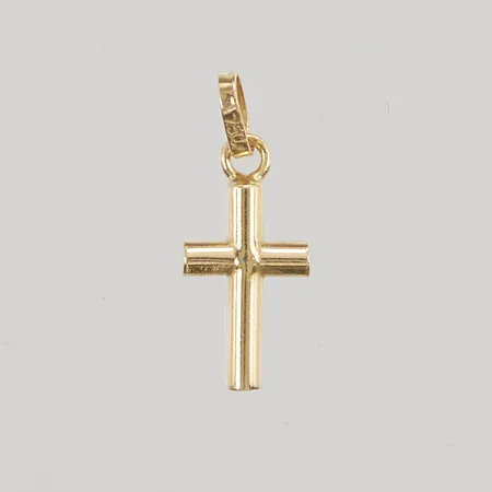 Hänge "kors" 11mm, 18K 0,2g.