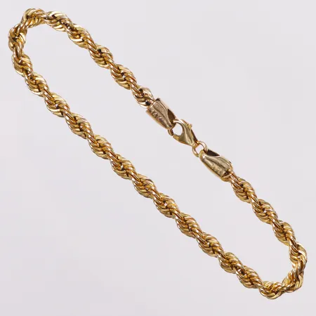 Armband Cordell, längd 17cm, bredd 4mm, 14K Vikt: 3 g