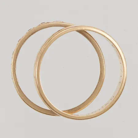 Ringar, defekt/gravyr, 18K 3,4g.