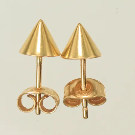 Örhängen, Ø 7,3mm, längd 6,5mm, 18K, 2,4g Vikt: 2,4 g