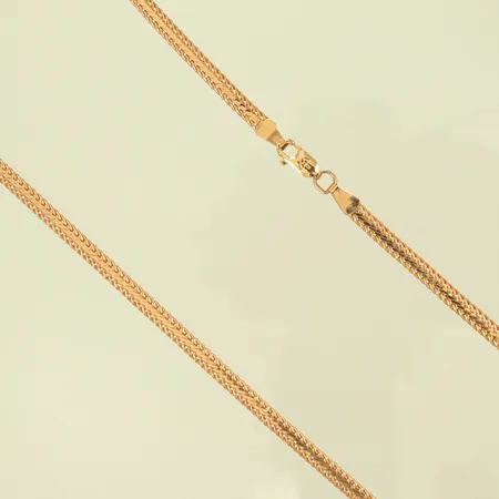 Halsband längd 42cm, bredd 13mm, 18K, 11,6g