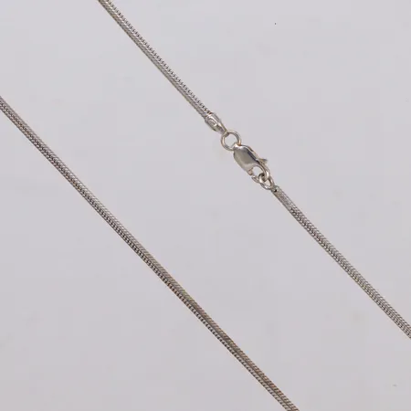 Kedja Ormlänk, längd 41cm, bredd 2mm, silver 925/1000 Vikt: 10,6 g