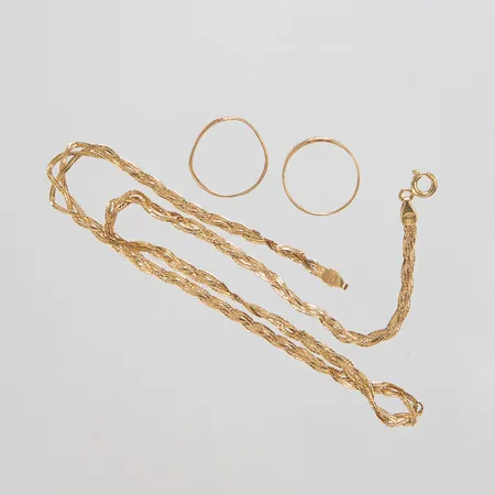 Diverse guld, defekta, 14K Vikt: 5,8 g