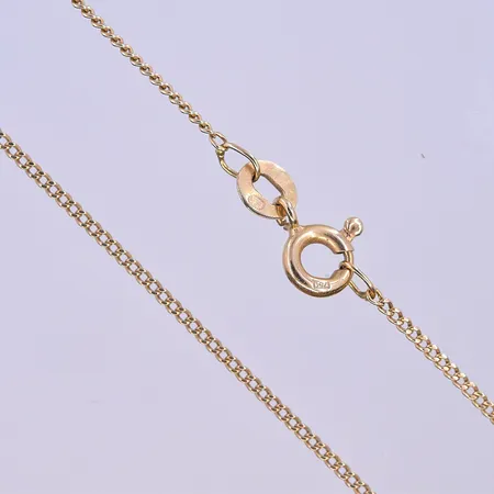 Kedja Pansar, längd 57 cm, bredd 1 mm, 18K. Vikt: 2,8 g