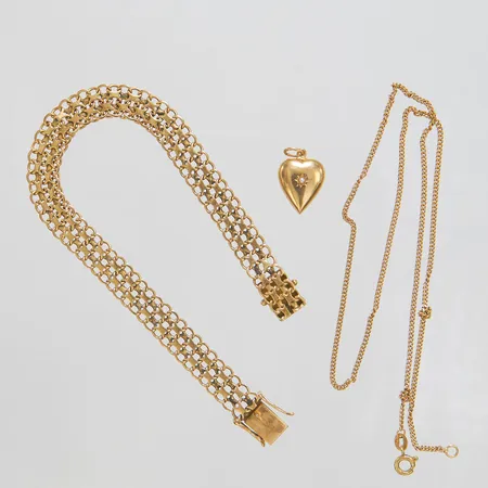 Diverse guld, repig, defekta, 18K Vikt: 18,2 g