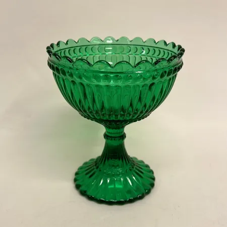 Skål Mariskooli, iittala/Marimekko, höjd ca 15cm, Ø12,5cm, grön, saknar etikett