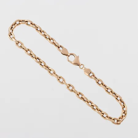 Armband 18k,längd ca 22 cm,bredd 1.4-4.4 mm. Vikt: 6,8 g