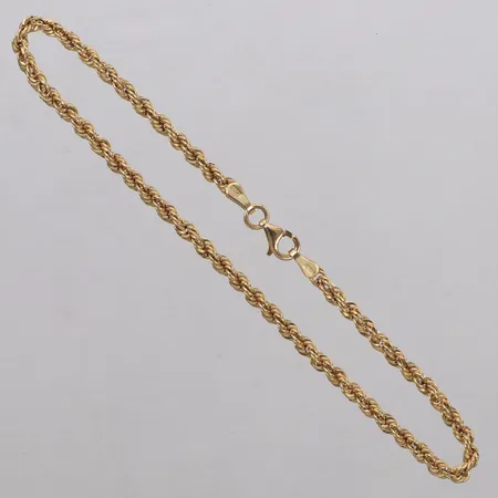 Armband Cordell, längd 20cm, bredd 2,7mm, 18K  Vikt: 2 g