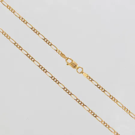 Kedja Figaro, längd ca 60,5cm, bredd 2mm, Balestra, 18K Vikt: 7,6 g