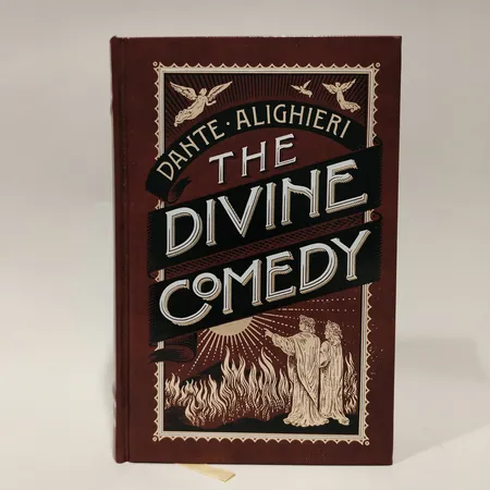 Läderinbunden bok, Dante Alighieri "The Divine Comedy" Barnes & Noble Skickas med paket.