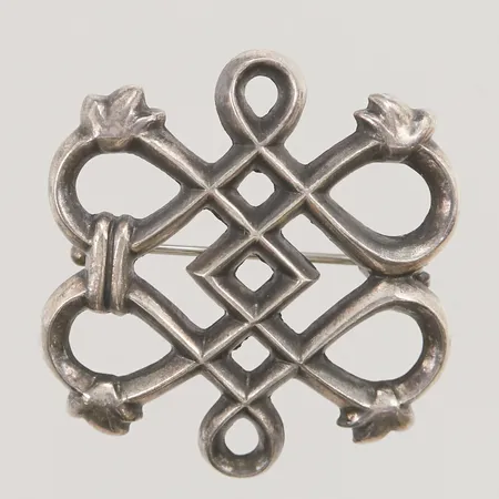 Brosch Kalevala, 31x29mm, Finland, 925/1000 Silver 6,2g.